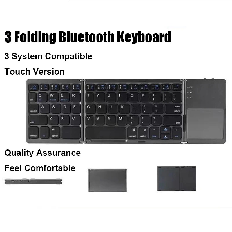 Teclado Bluetooth dobrável em  - Android Tablet Gaming Accessories avaliação e preço