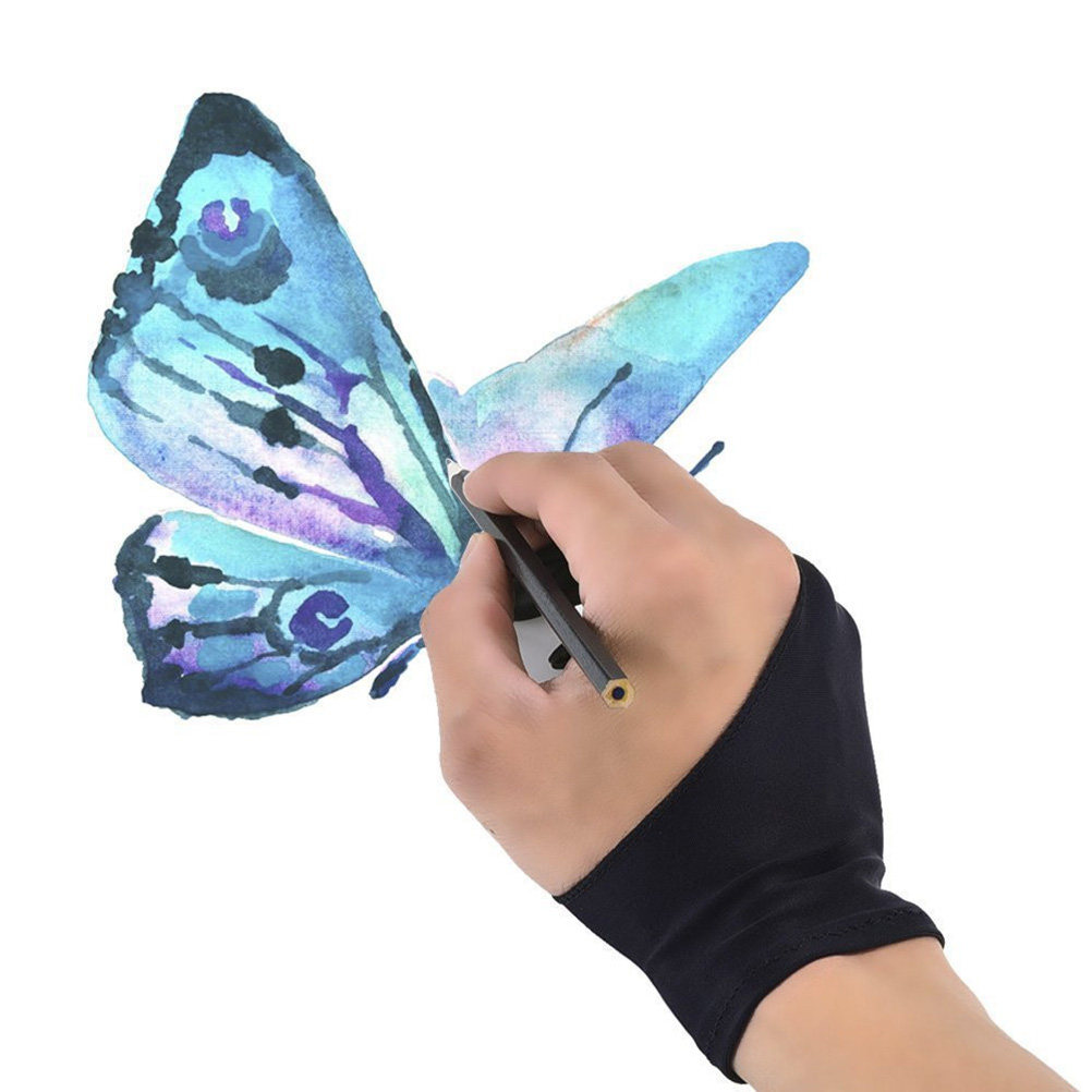 2 pares de luvas de desenho pa - Drawing Glove Artist avaliação e preço