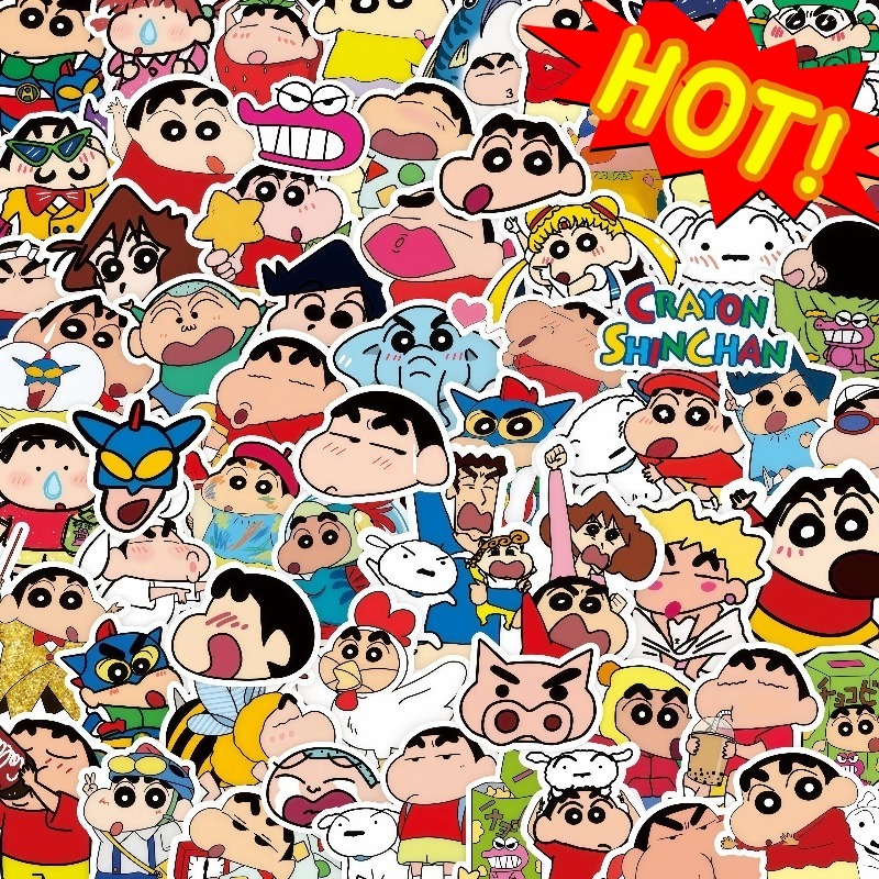 100 Adesivos Crayon Shin Chan, - Tablet Cute Accessories avaliação e preço