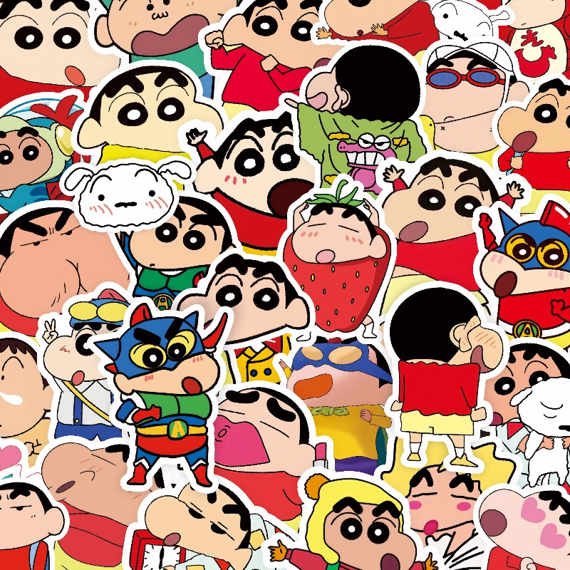 100 Adesivos Crayon Shin Chan, - Tablet Cute Accessories avaliação e preço